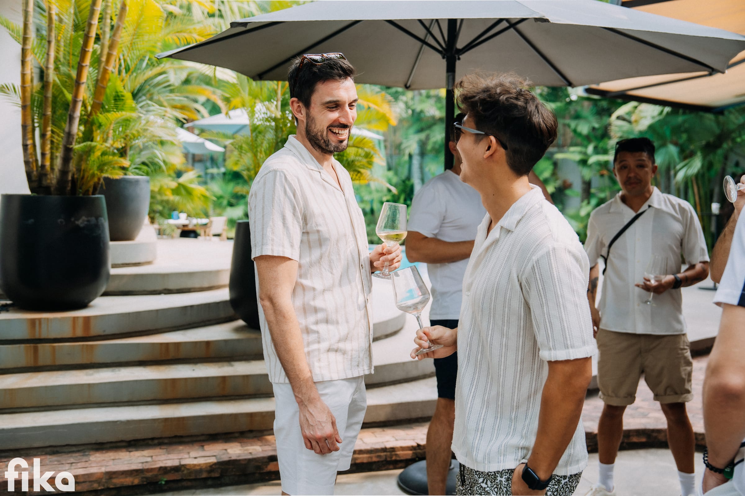 Fika members connecting in real life